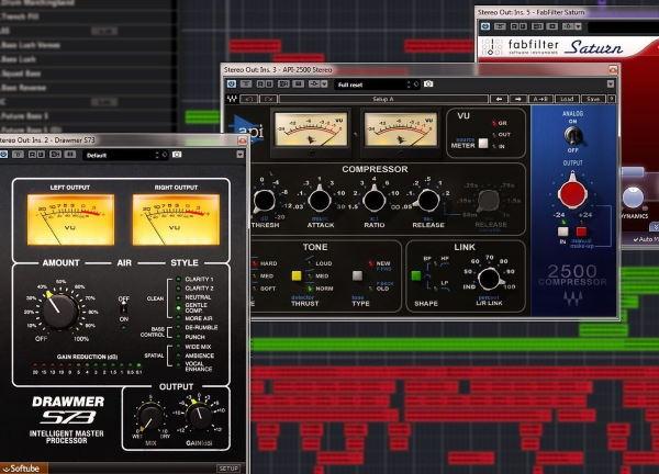 Real analog and digital mastering equipment used at Major Mixing